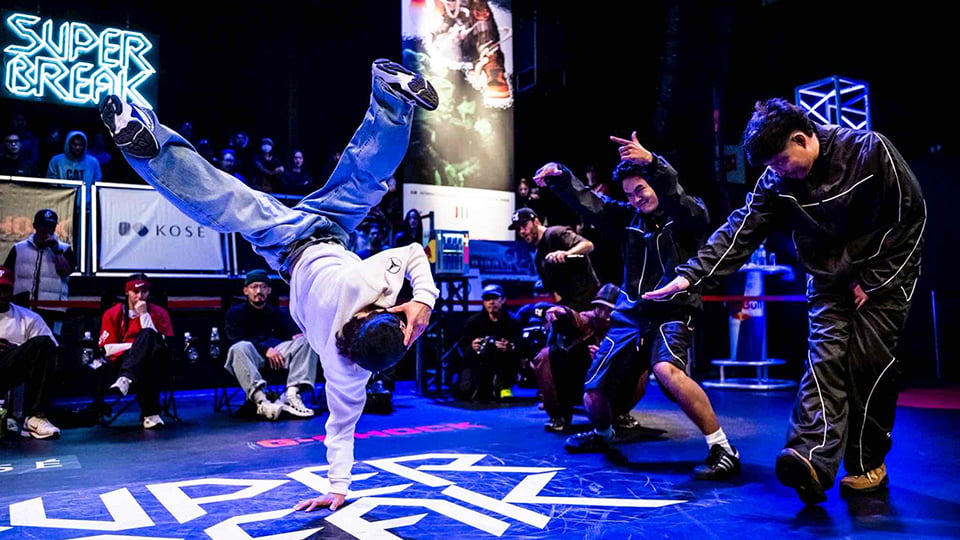 ブレイキン競技の様子