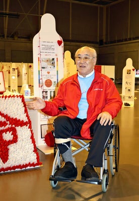 活動への思いを語る清水さん（福井県敦賀市で）