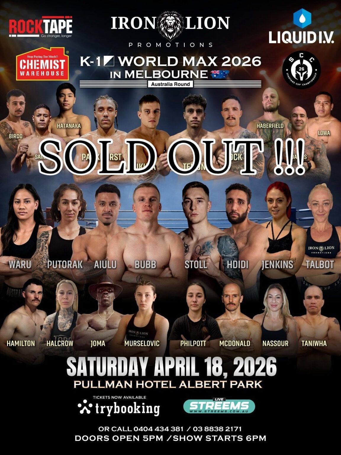 【K-1】オーストラリア・メルボルンで開催の『K-1 WORLD MAX 2026 in Melborne』の大会チケットが完売に＝世界予選トーナメント（ゴング格闘技）