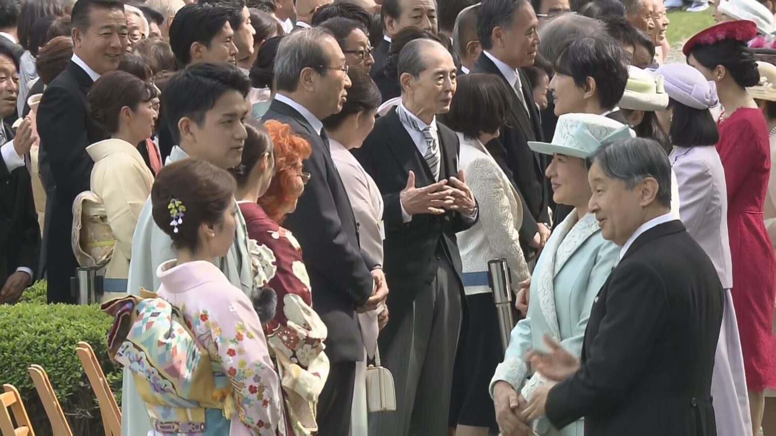 【速報】春の園遊会始まる　引退表明“りくりゅう”も　メダリスト多数出席　天皇皇后両陛下主催（TBS NEWS DIG Powered by JNN）