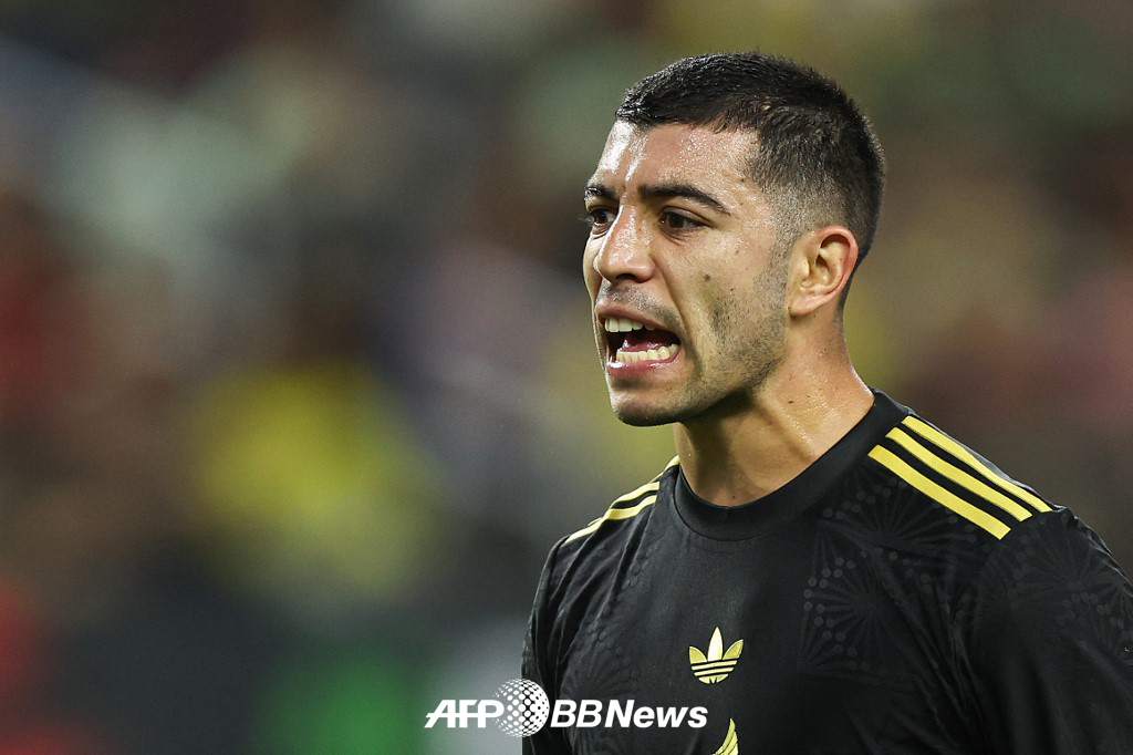 メキシコの国家代表であり、クルス·アスル所属のエリクリラ。 /AFPBBNews=ニュース1