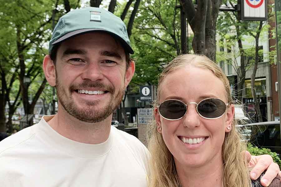 オーストラリアから来た（左から）ウィルさんとアレックスさん【写真：Hint-Pot編集部】