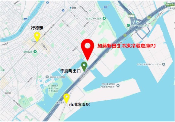 20260422CW2 - クッシュマン／千葉県「市川加藤新田II冷凍冷蔵倉庫」内覧会5月21・22日開催