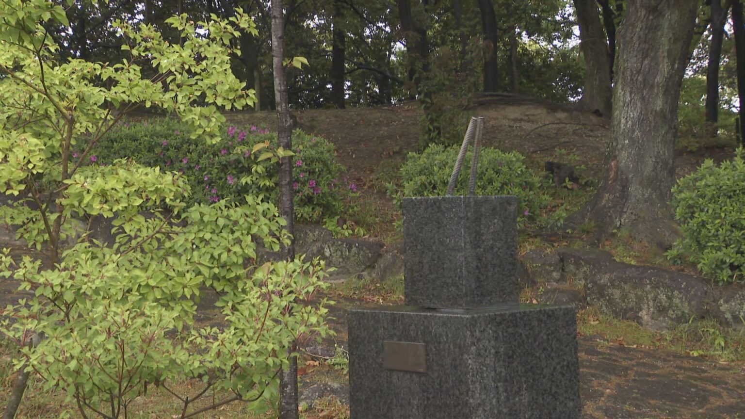 公園の銅像盗まれる 市が50万円で購入 4年前にも別の銅像が… 「市民の貴重な財産」 窃盗事件とみて捜査 愛知・尾張旭市の城山公園（CBCテレビ）