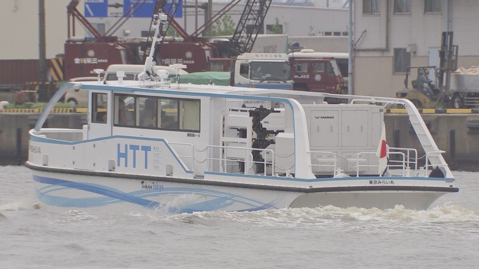 自治体として初　東京都の水素燃料電池船「東京みらい丸」「つきじZERO」公開　小池知事も試乗「乗っていてもとても静か」（TBS NEWS DIG Powered by JNN）