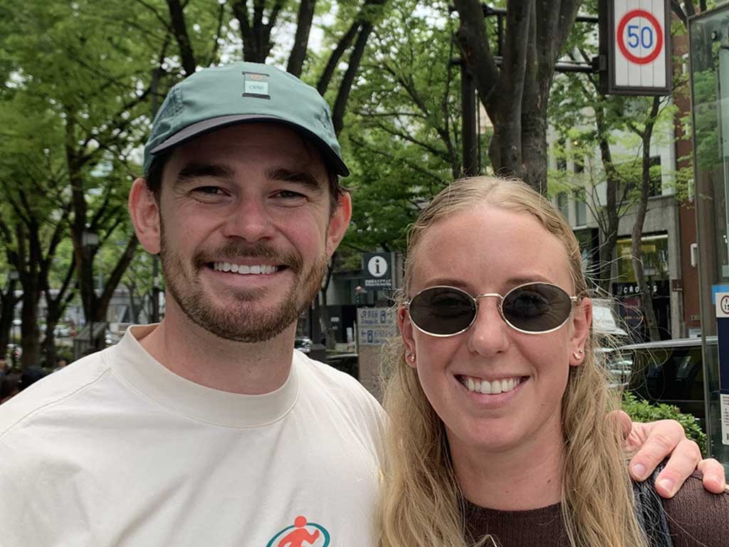 オーストラリアから来た（左から）ウィルさんとアレックスさん【写真：Hint-Pot編集部】