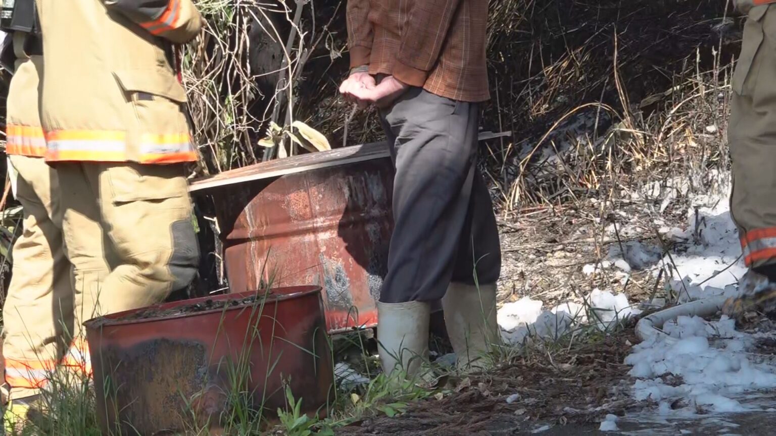 石川・能登町で山林の一部焼く火事 けが人なし ドラム缶でゴミ焼却中に燃え移った可能性（MRO北陸放送） - Yahoo!ニュース