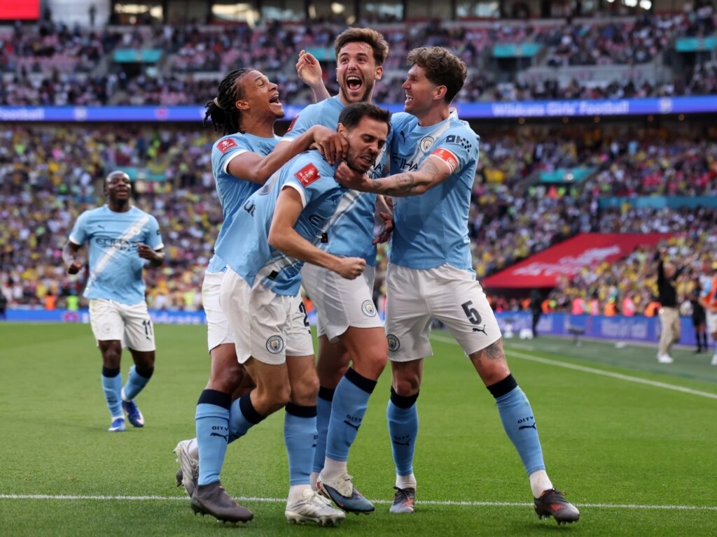 左SB松木玖生がウェンブリーでアシストも…マンチェスター・Cがサウサンプトンを逆転撃破、4年連続FA杯決勝進出（ゲキサカ） - Yahoo!ニュース