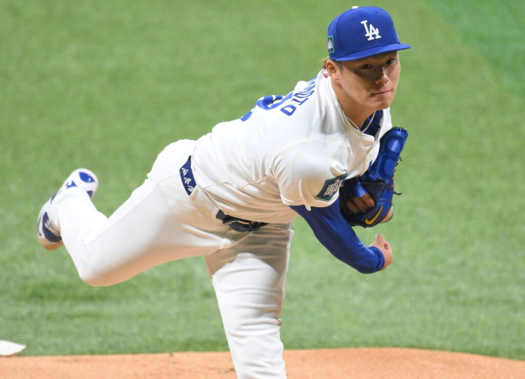 山本由伸まさか今季最短５回ＫＯ 今季ワースト４四球＆４失点 開幕から６試合連続ＱＳならずも…ベンチで大谷からねぎらわれる - Yahoo!ニュース