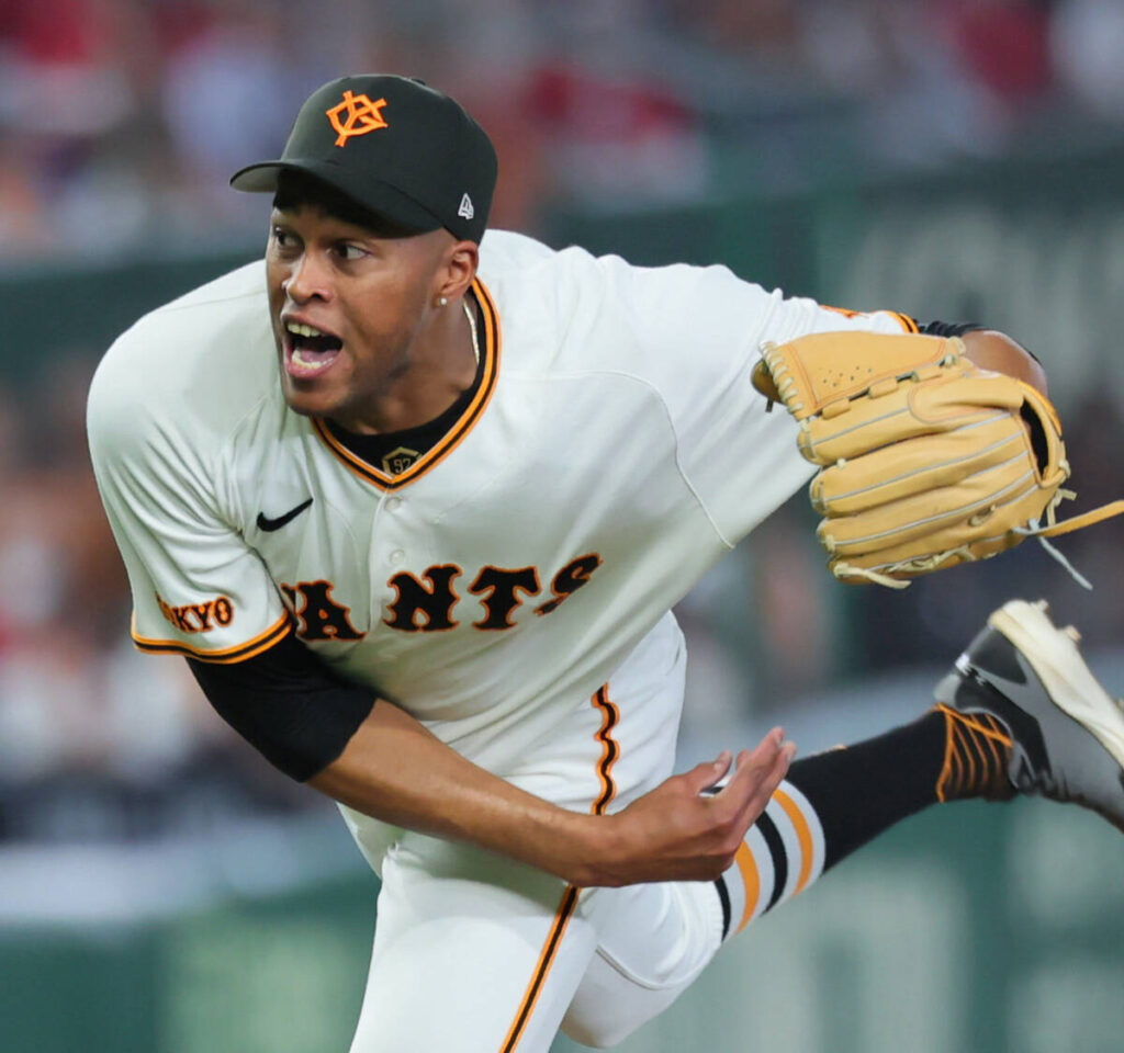 ９回を締めたライデル・マルティネス（カメラ・小林　泰斗）