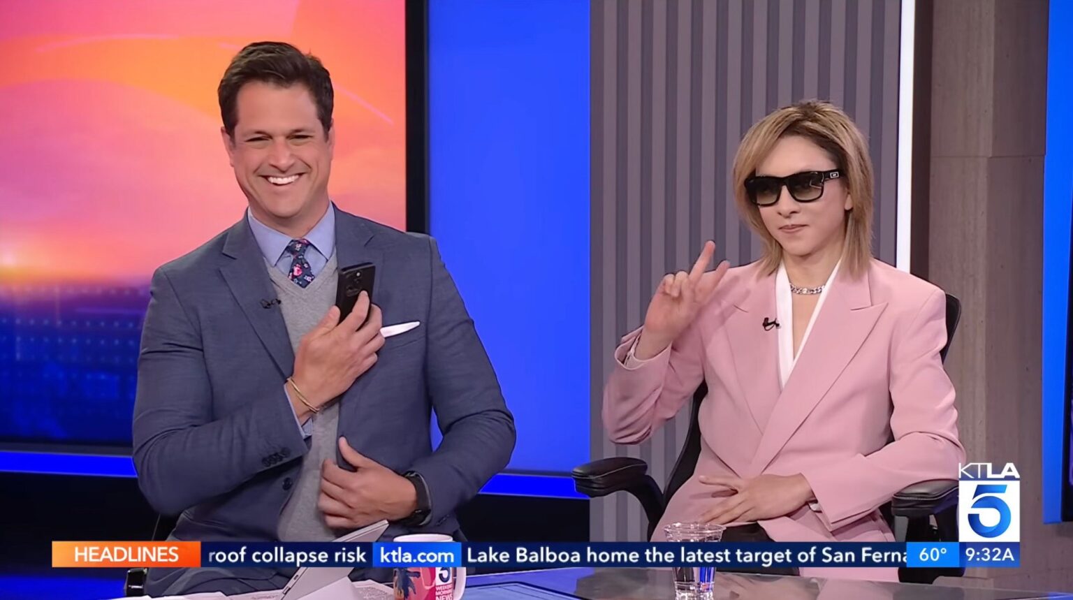 YOSHIKI、米国人気番組KTLA『Weekend Morning News』に出演　7月LAのウォルト・ディズニー・コンサートホール公演とドジャー・スタジアムでのパフォーマンスについて語る | YOSHIKI PR事務局のプレスリリース