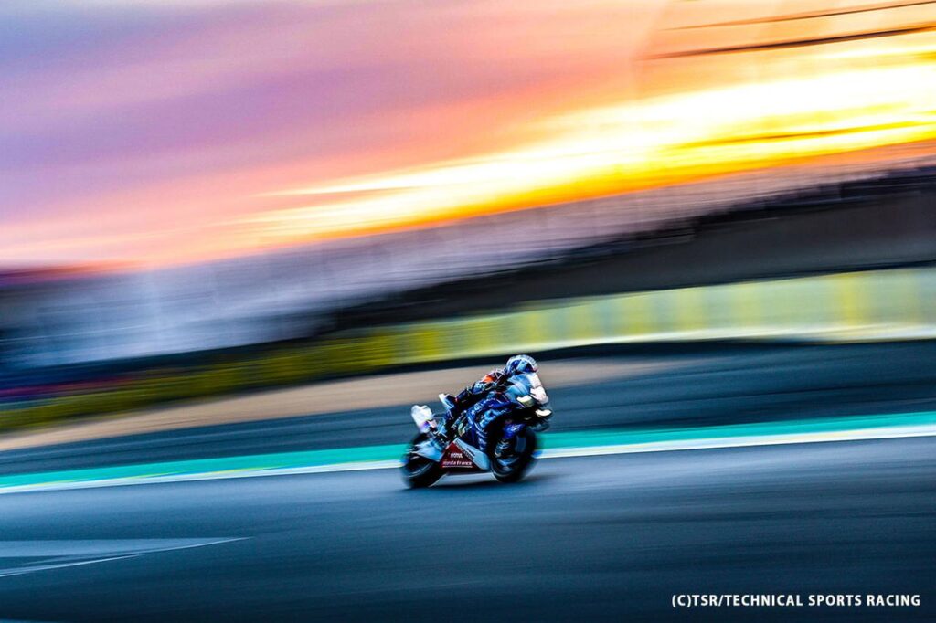 F.C.C. TSR Honda France 序盤の上位争いから一転、接触転倒から追い上げ12位完走【EWC第1戦 ル・マン24時間耐久ロードレース】