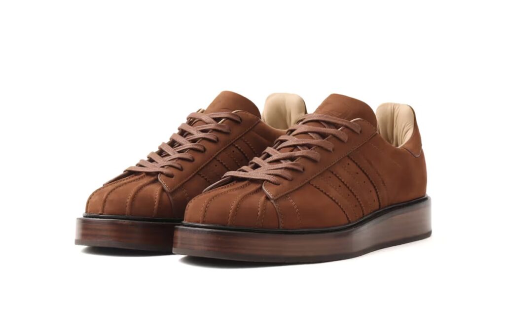 4/23発売｜adidas Superstar Lux Made in Italy "Preloved Brown"｜抽選/販売/定価情報 1枚目