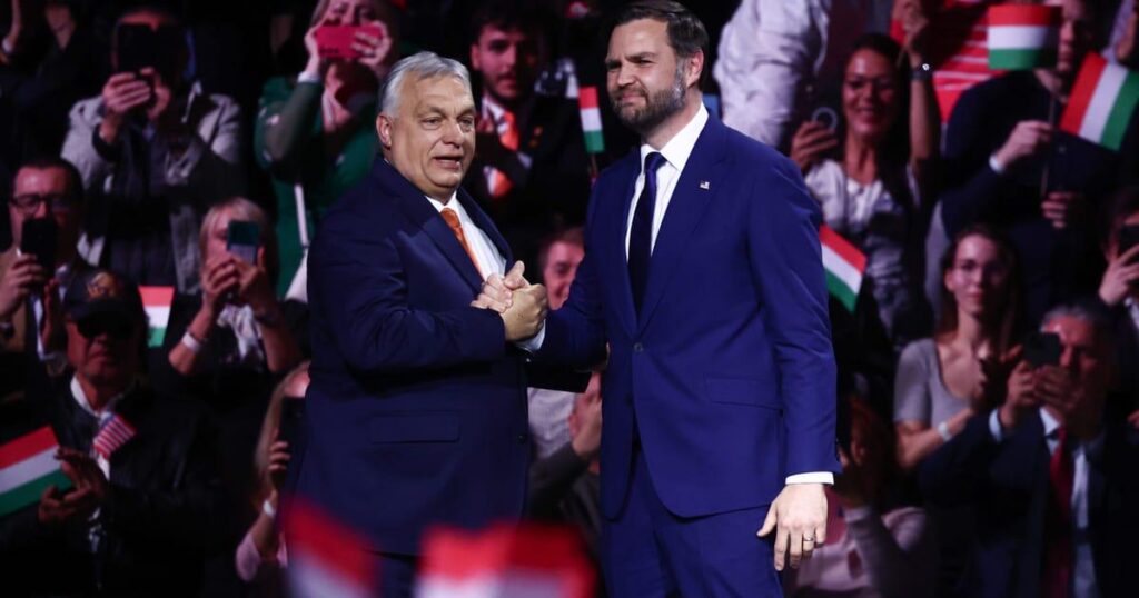 バンス氏はハンガリーでオルバン氏のために集会を行った後、独裁者の敗北には驚かなかったと語る