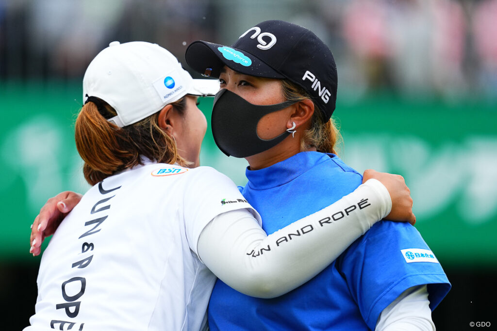 「本当に運がなかった」鈴木愛はディボット跡にガッカリ マスク姿のワケは