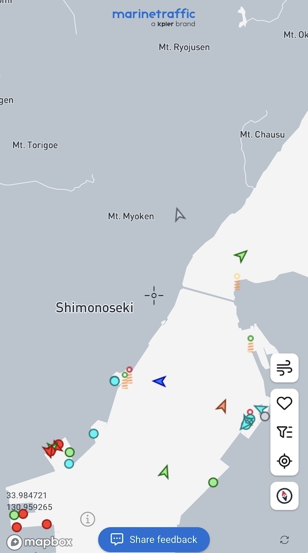 海峡ステイ MarineTraffic 2