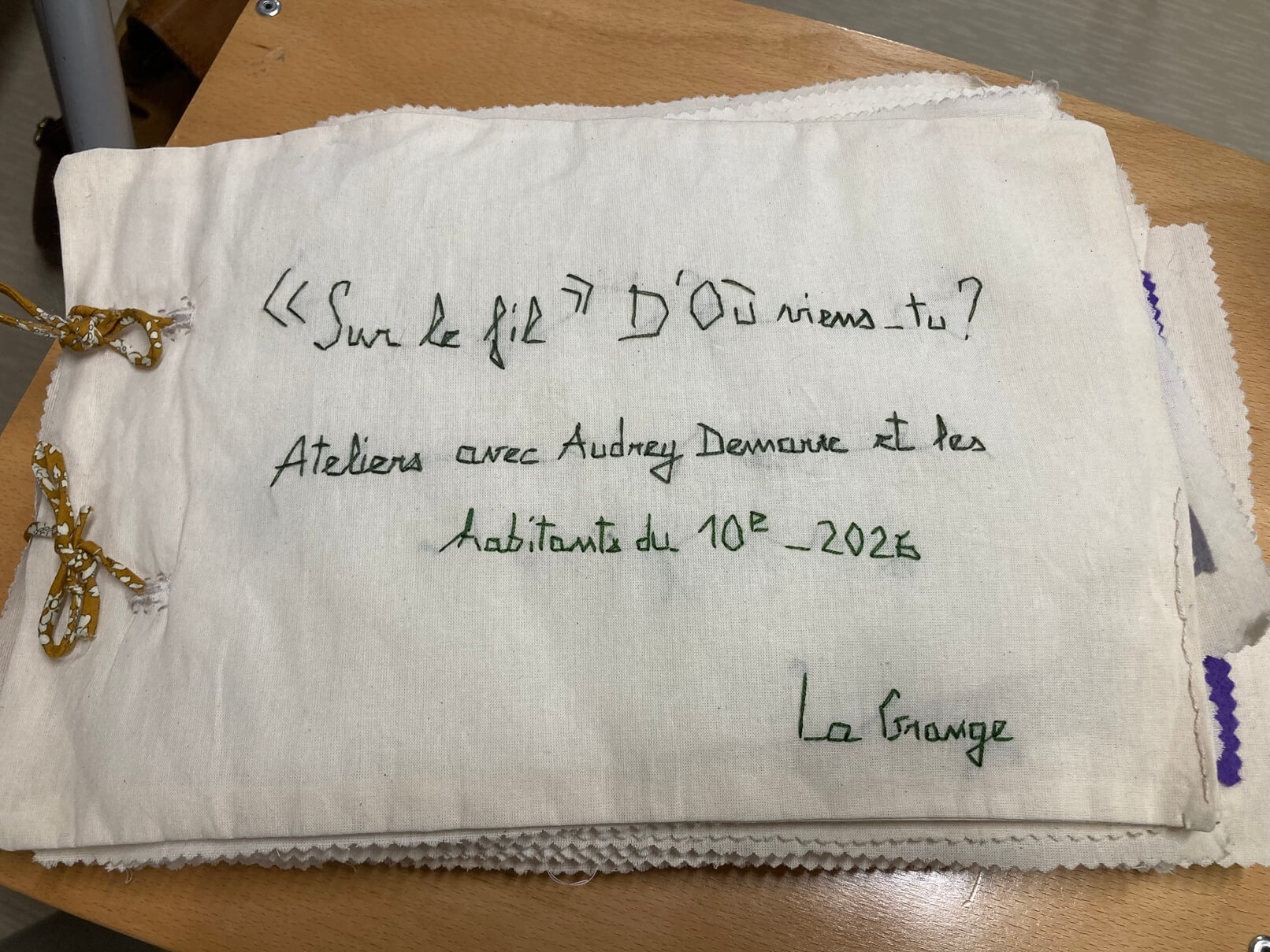 パリ・アート情報「刺繍でつながる、パリ10区の“布の本”。ヨーロッパ工芸の日2026」