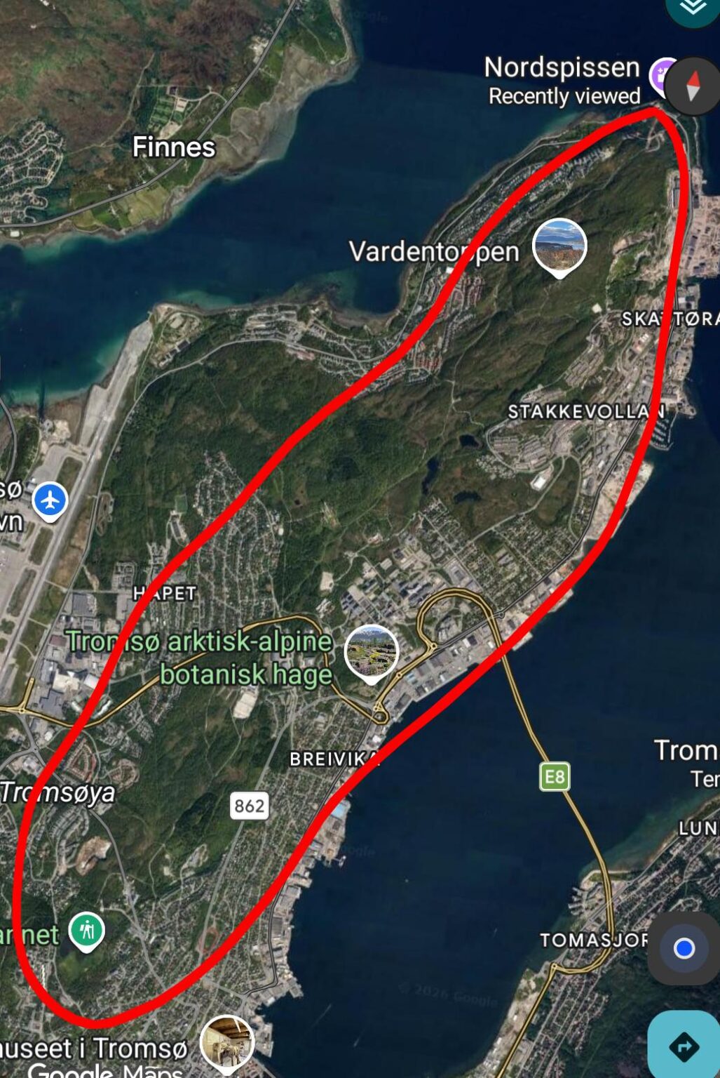 ウォーキングに関するアドバイス: トロムソ