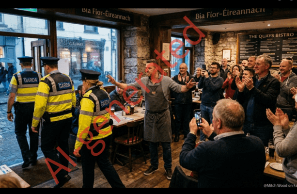 誤りが暴かれた：ガルダイの偽画像と虚偽の主張が抗議活動中にレストランからの出入りを拒否された