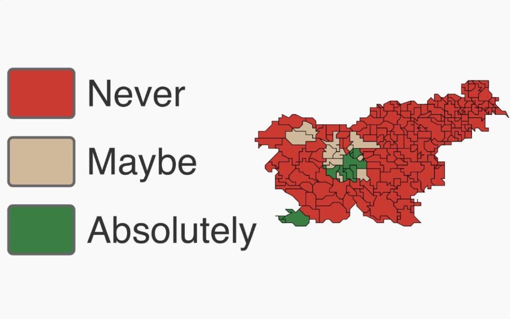 リュブリャナの居住者としてどこに住みたいですか?