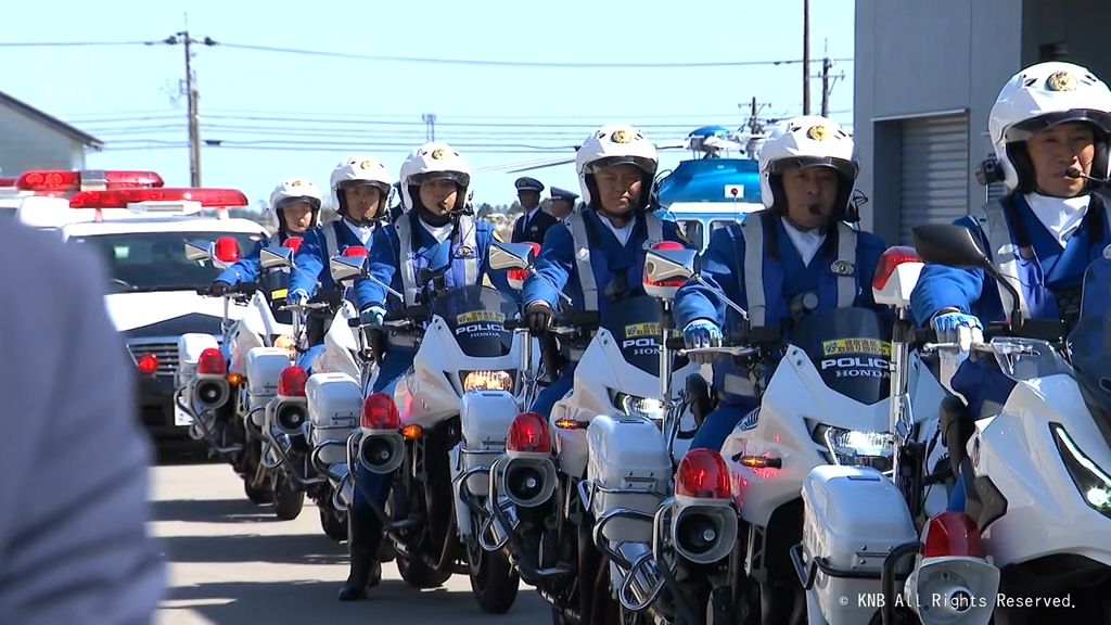 ヘリを活用し広範囲で 空と陸の一斉取り締まり 富山県警 一般道で初