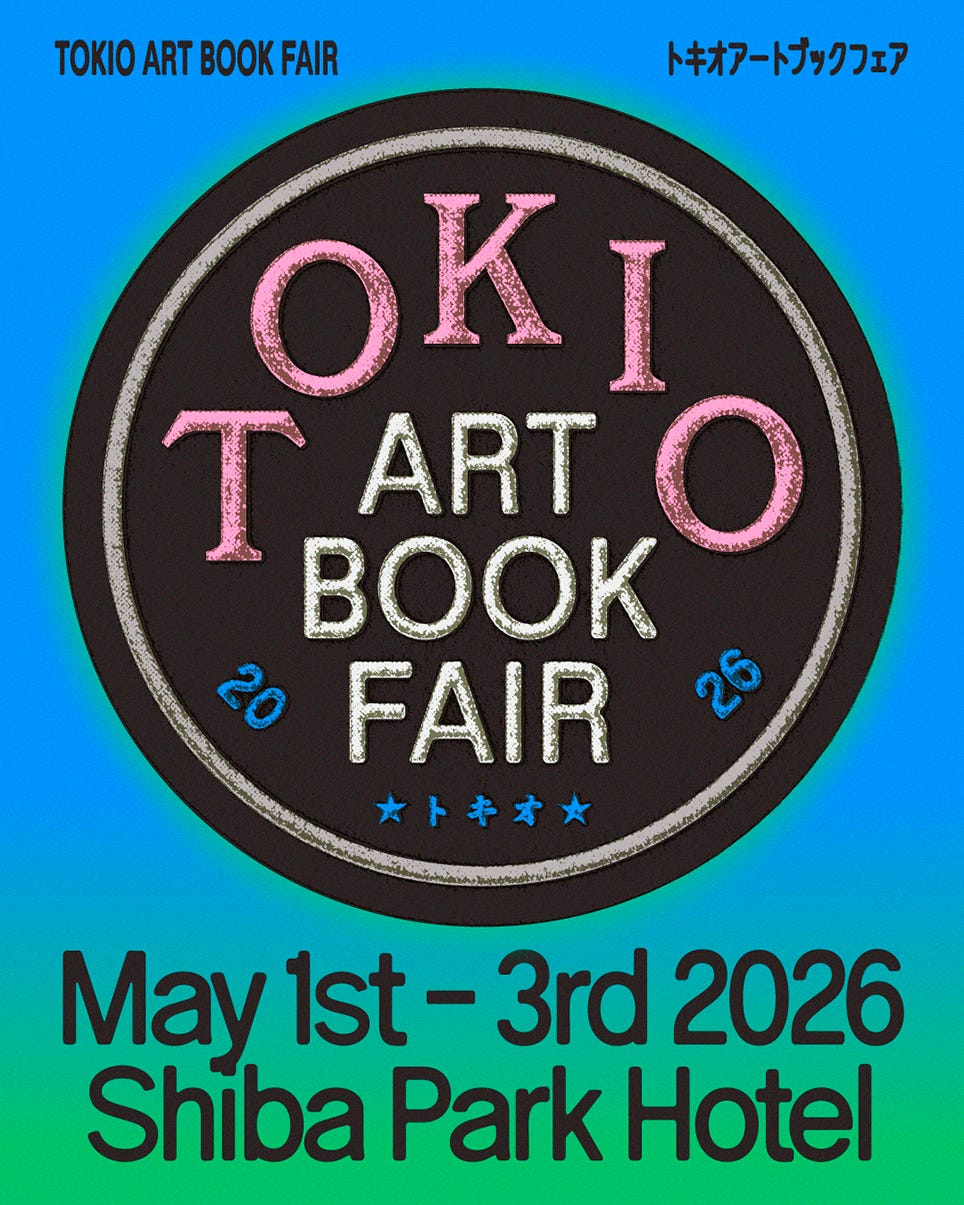 announcement for the tokyo art book fair 2026