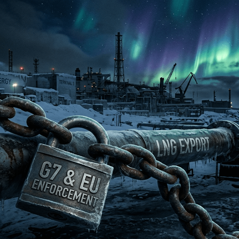 テクノロジーとエネルギーの縄目: 4 月 21 日の制裁最新情報 今日、世界は主要なエネルギー期限に向けて最終段階を踏み出しています。わずか数日で、ロシアのLNGはヨーロッパのターミナルへのアクセスを永久に失うことになる。これはどういう意味ですか？