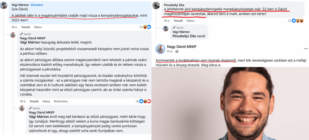 クティア・パルトでのもう一つのスキャンダル：選挙資金がデイビッド・ナジの個人口座に流れ込んだ可能性がある。