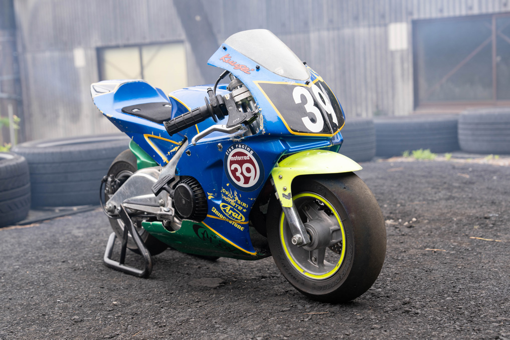 ベーグルサンドのお店「PODIUM」　ポケットバイク体験画像４