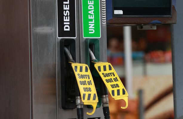 ミュンスターの最大40の前庭で燃料が不足しているか、燃料不足によりポンプが閉鎖されている