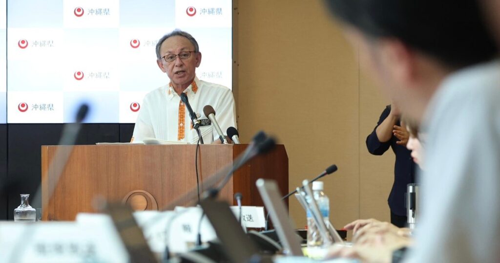 玉城デニー知事、辺野古への高速道路「県への説明ない」　