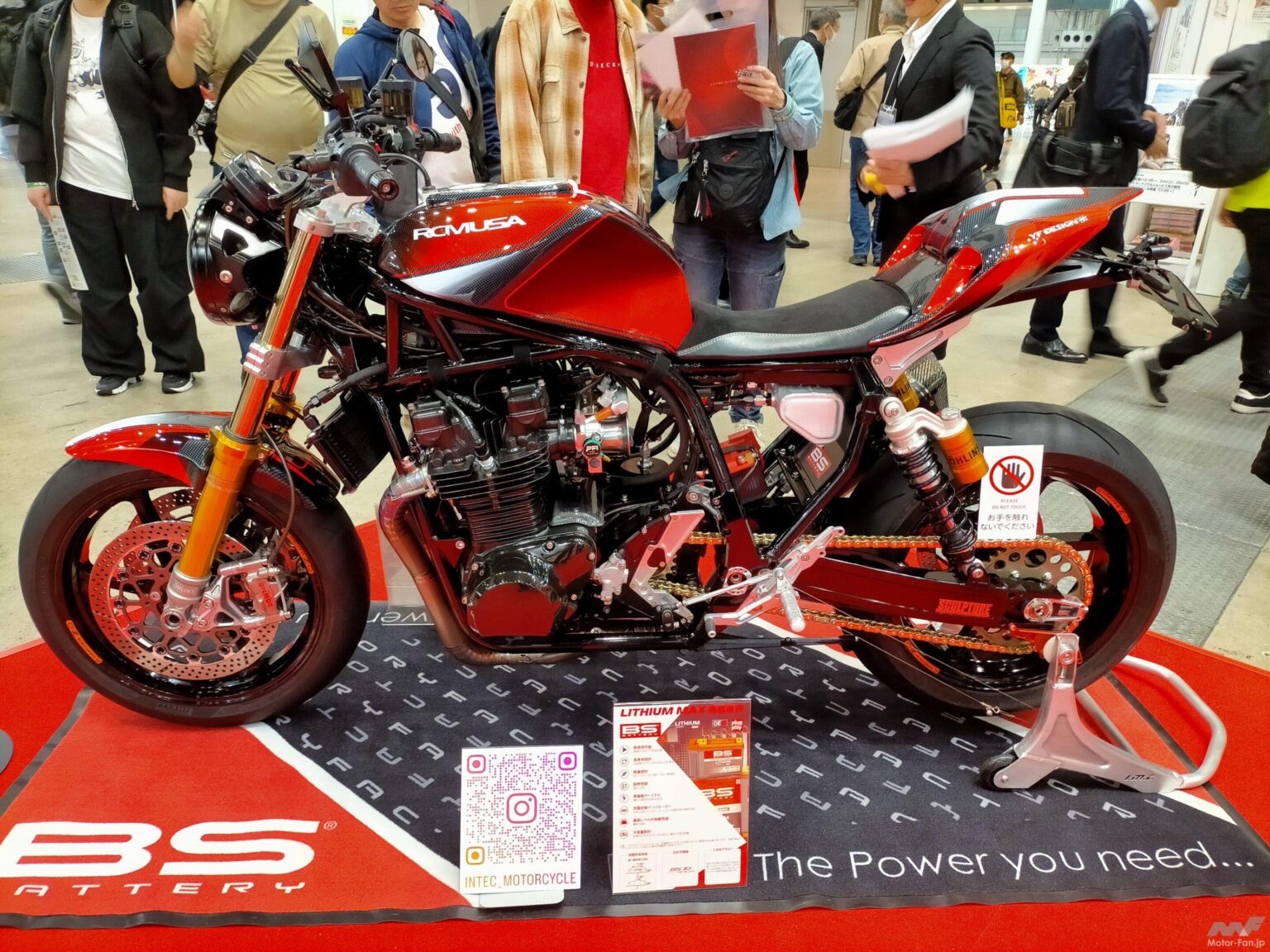 米国カリフォルニアが日本の「RCM」をバイクメーカーとして公認！　第1号『A16R』は空冷4スト4気筒DOHC2バルブ1075ccエンジンのFI仕様｜モーターサイクルショー2026 | Motor-Fan[モーターファン] 自動車関連記事を中心に配信するメディアプラットフォーム