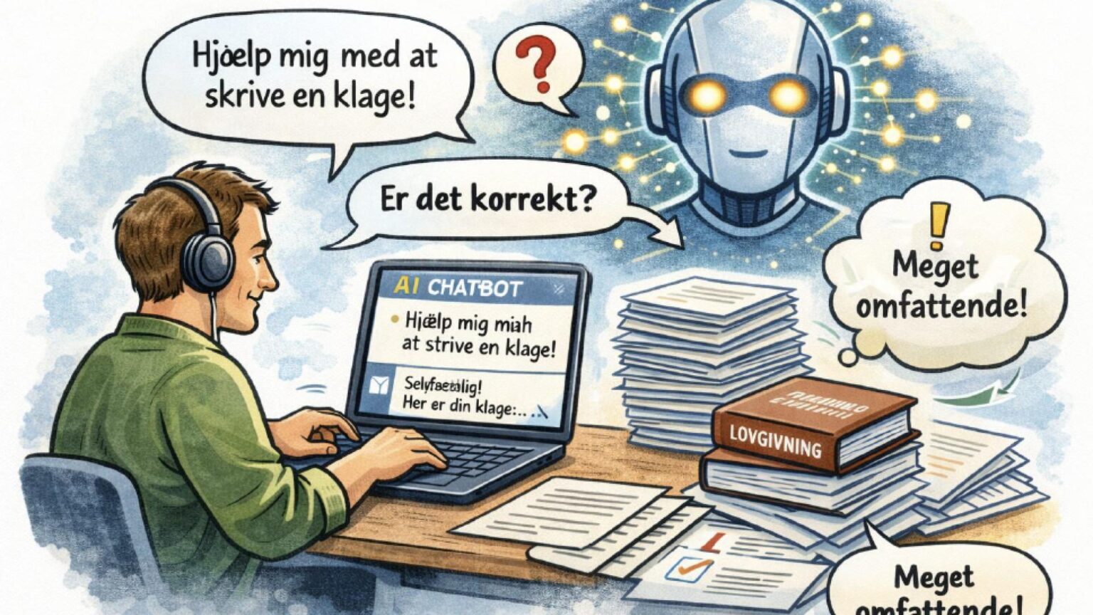 自治体へのAI苦情は存在しない法律に言及 | TV2イースト