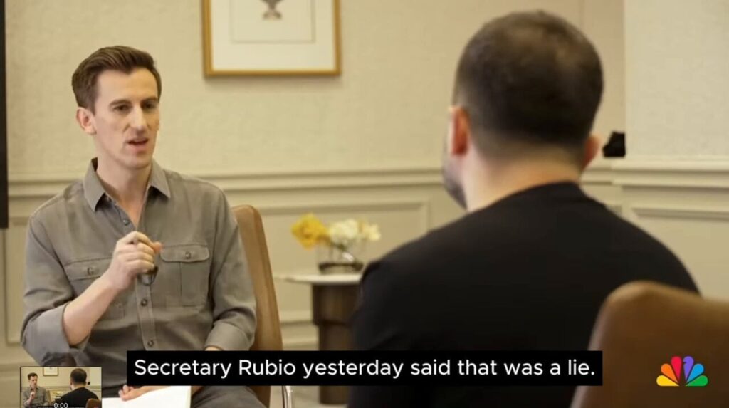 ゼレンスキー大統領：米国の論理は、ウクライナはドンバスから撤退しなければならず、そうすればワシントンは安全を保証するというものだ。なぜ米国はロシアに対して最後通牒を発行しないのでしょうか？なぜ米国は常にウクライナに降伏を促しているのでしょうか？なぜアメリカは勝てなかったロシアとの戦争を戦うのでしょうか？