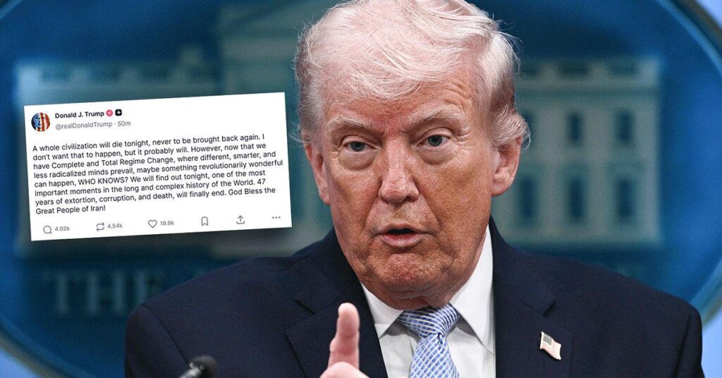 米国の脅し：「今夜文明全体が滅び、二度と復活することはない。」