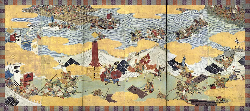 川中島合戦図屏風(長野県立歴史館蔵)【前期】