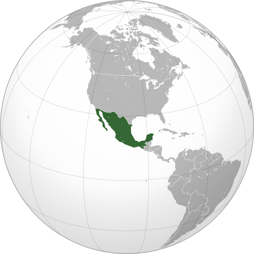 Location of Mexico