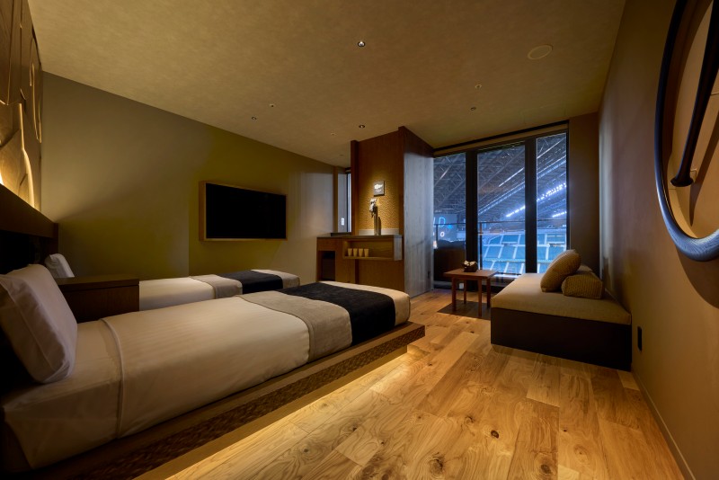 「そらとしば」のビールタップ付き新客室「CRAFT」 エスコンフィールドHOKKAIDO「tower eleven hotel」内に誕生 | 株式会社ヤッホーブルーイング コーポレートサイト 「そらとしば」のビールタップ付き新客室「CRAFT」 エスコンフィールドHOKKAIDO「tower eleven hotel」内に誕生