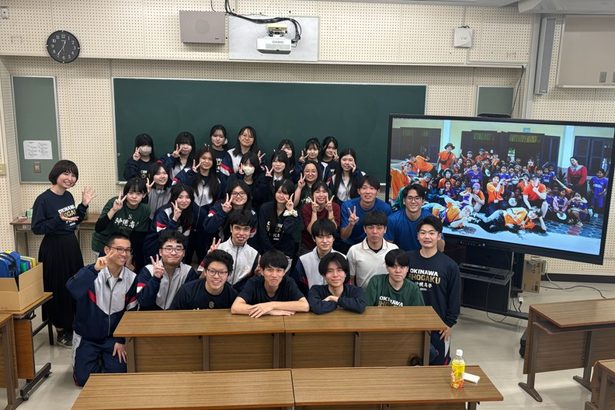 沖尚高生が学用品寄贈　カンボジアの小学校へ