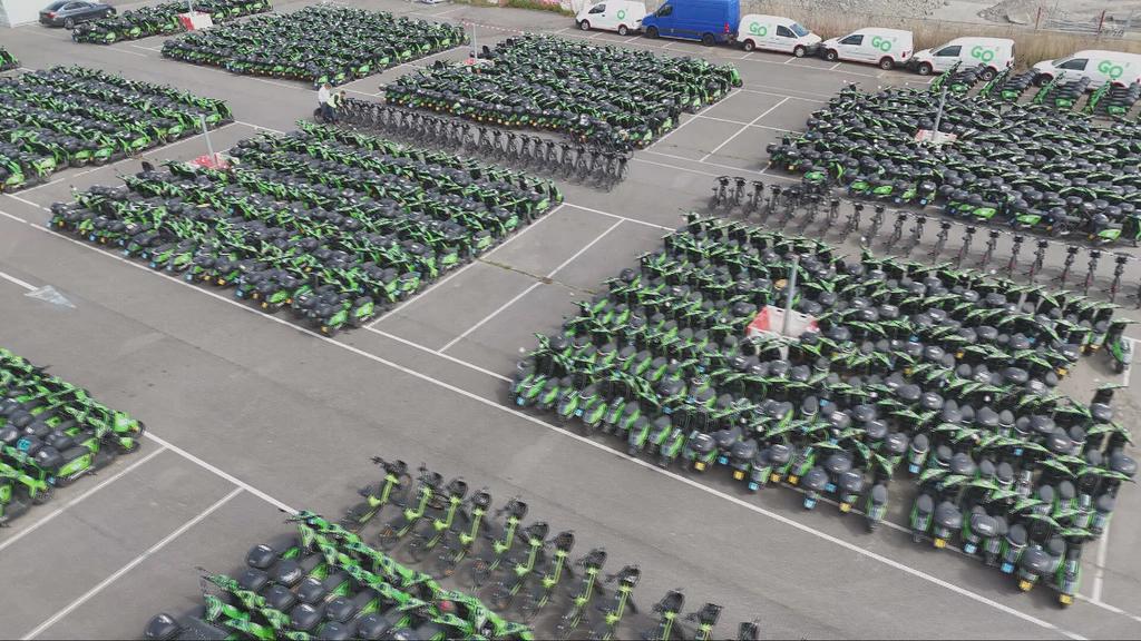 破産後、数千台のシェアスクーターがオークションに「我々は彼らを逃がさない」