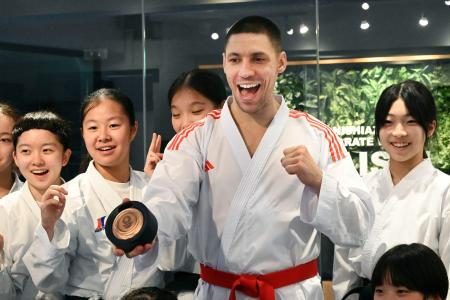 ウクライナ空手選手に「銅」返還 都内在住オークション落札者から