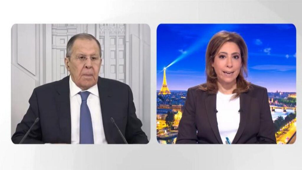 「プロパガンダの手段」：ロシアがラブロフ氏とのフランスのインタビューを「捏造」