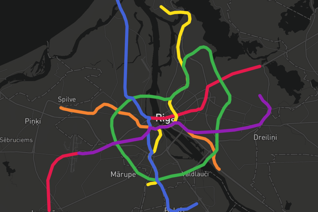 私のリガの地下鉄