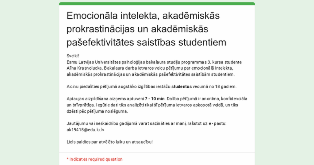 学業の先延ばしに関する調査