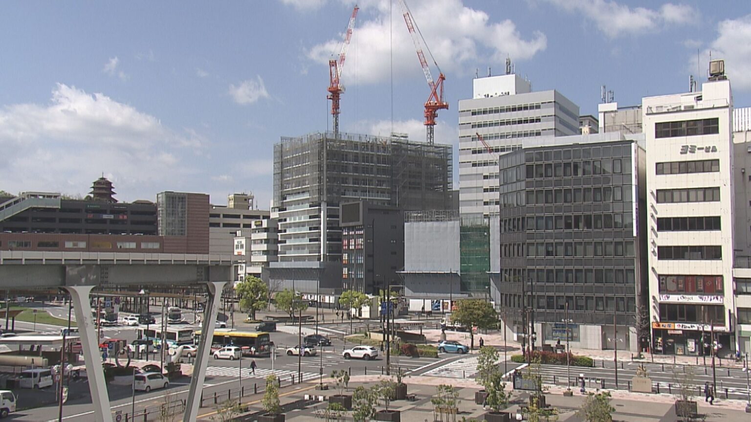 大分駅前に建設中　タワマンなど2棟の総称 「OITA GATE CITY」に決定 | TOSオンライン