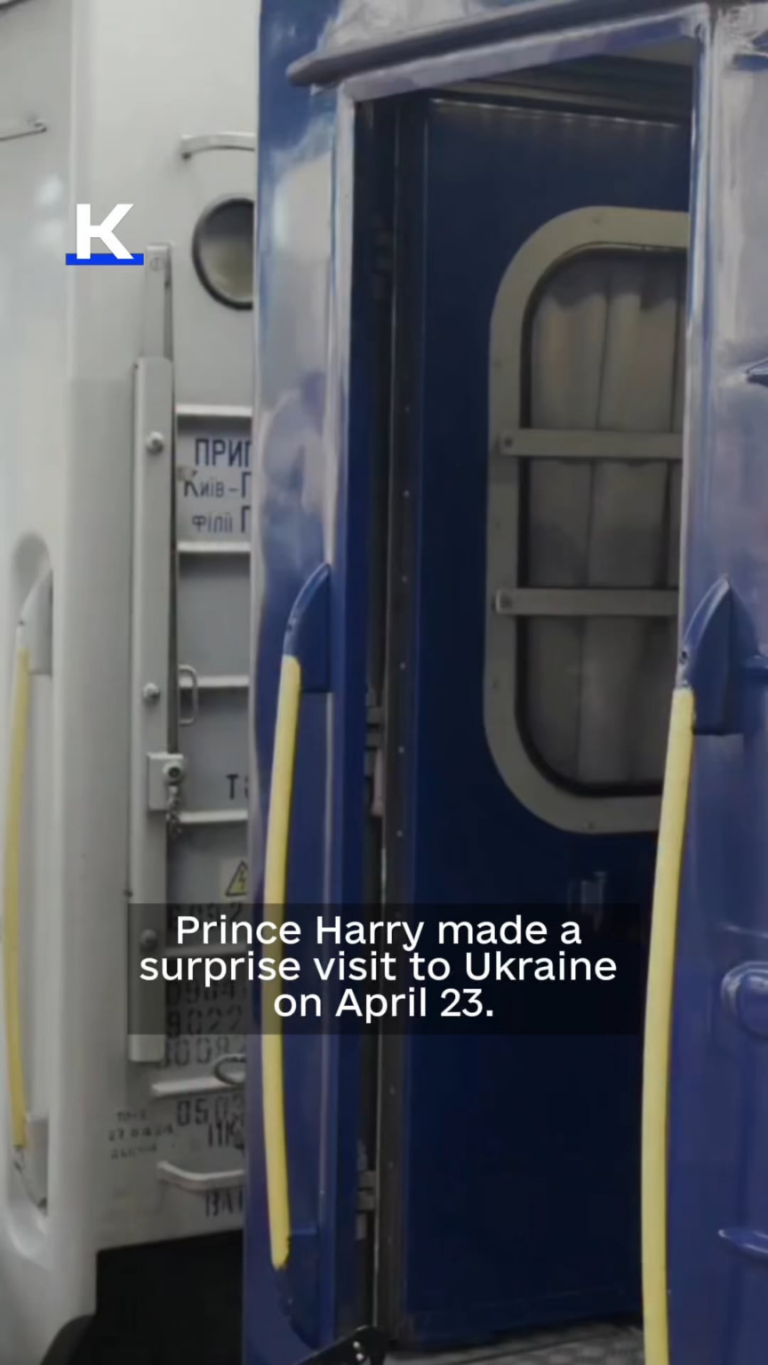 ハリー王子は4月23日にウクライナをサプライズ訪問した。