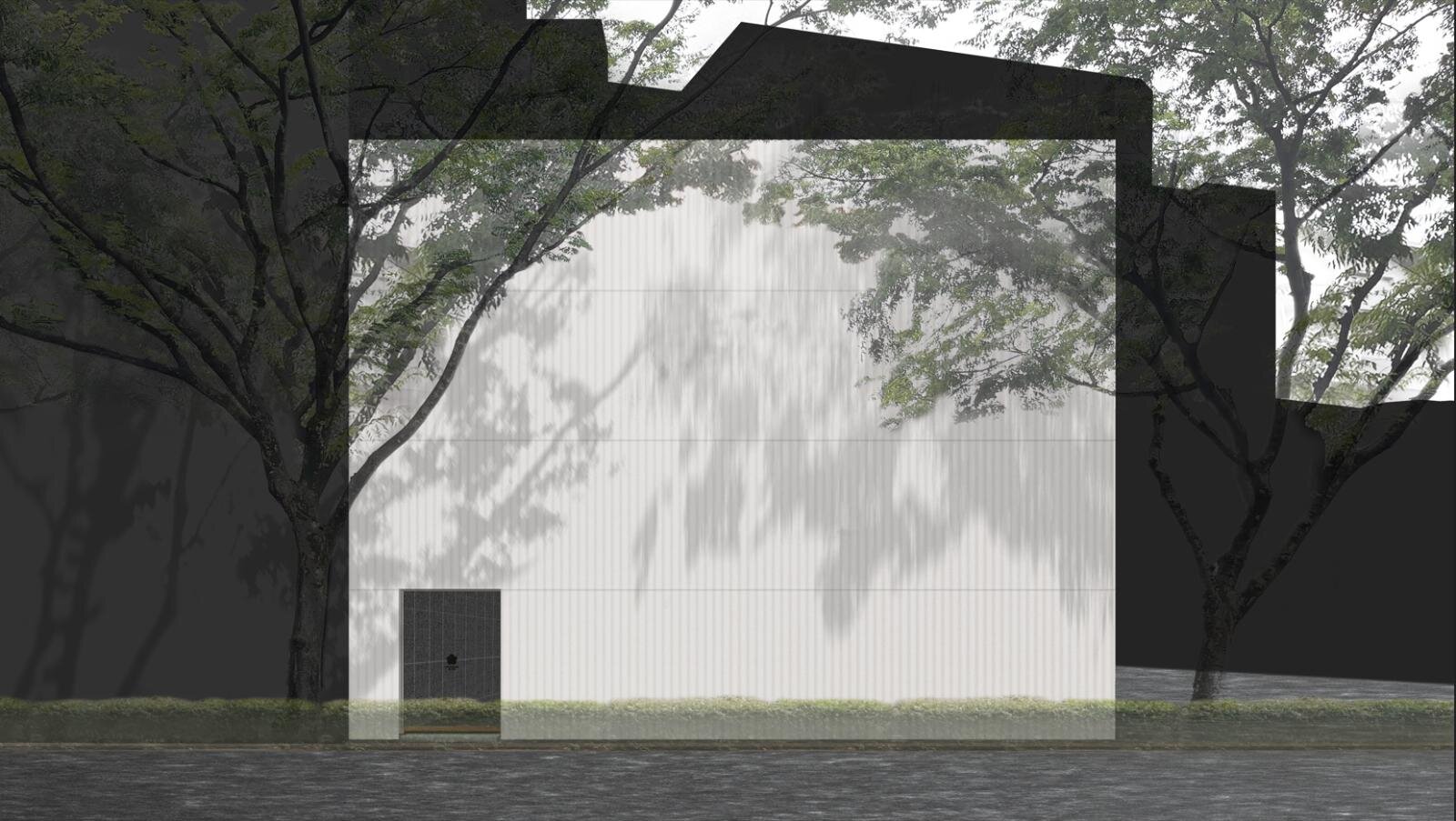 桃太郎ジーンズの路面店が福岡・大名に、中庭を備えた開放的な空間で｜写真1