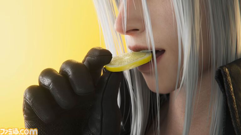 『FF7 リバース』セフィロスがお酒を飲む。アサヒビールの『未来のレモンサワー』とのコラボ映像が公開