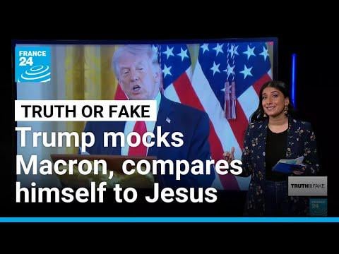ホワイトハウス、トランプ氏がマクロン氏を侮辱するイースタービデオを投稿後削除 フランス24日