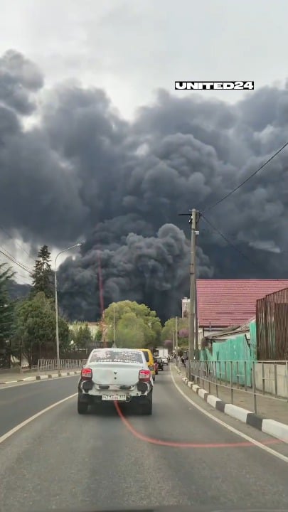 ロシアのトゥアプセ製油所に対するウクライナの「動的制裁」3日目